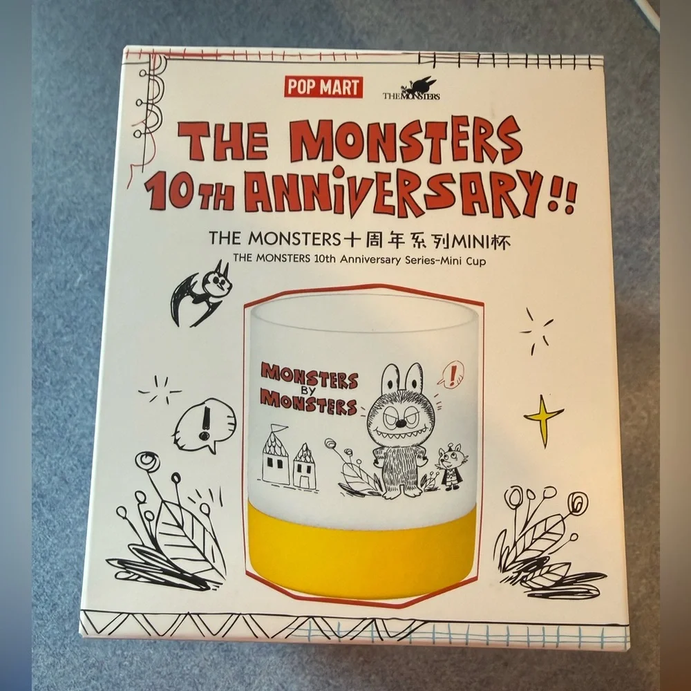 Pop Mart The Monsters 10th Anniversary Series Mini Cup